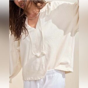 Aerie Easy Street Oversized BOHO Sweatshirt GUC M